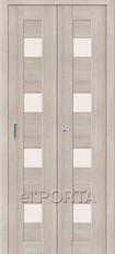Дверь el'Porta складная Porta X 23 Cappuccino Veralinga экошпон