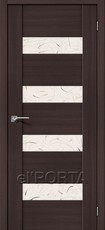 Дверь el'Porta Vetro VM4 SA Wenge Veralinga экошпон
